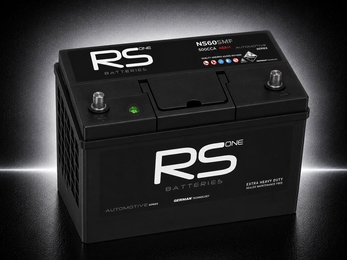RS ONE NS60 Automotive Series Starting Battery – 500CCA 48Ah SMF