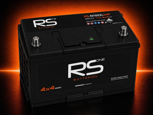 RS ONE RS-N70ZZL 4x4 Series Starting Battery – 900CCA 75Ah SMF